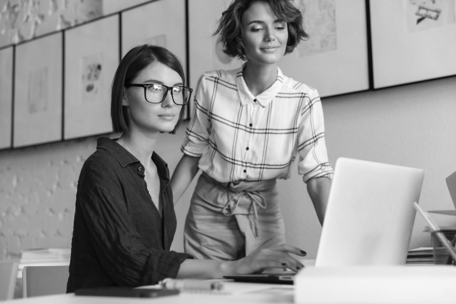 Financial education workspace with documents and analysis