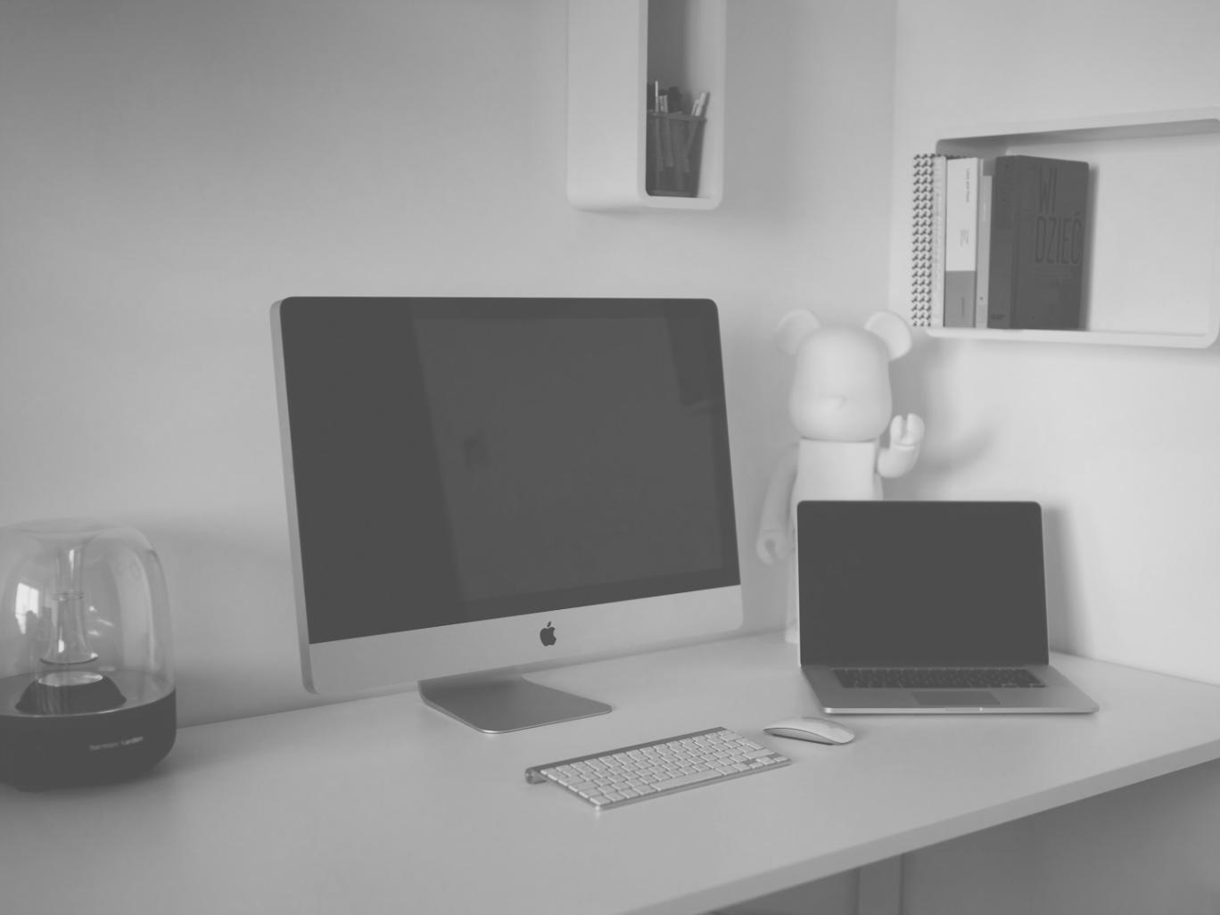 Modern office environment showcasing collaborative workspace